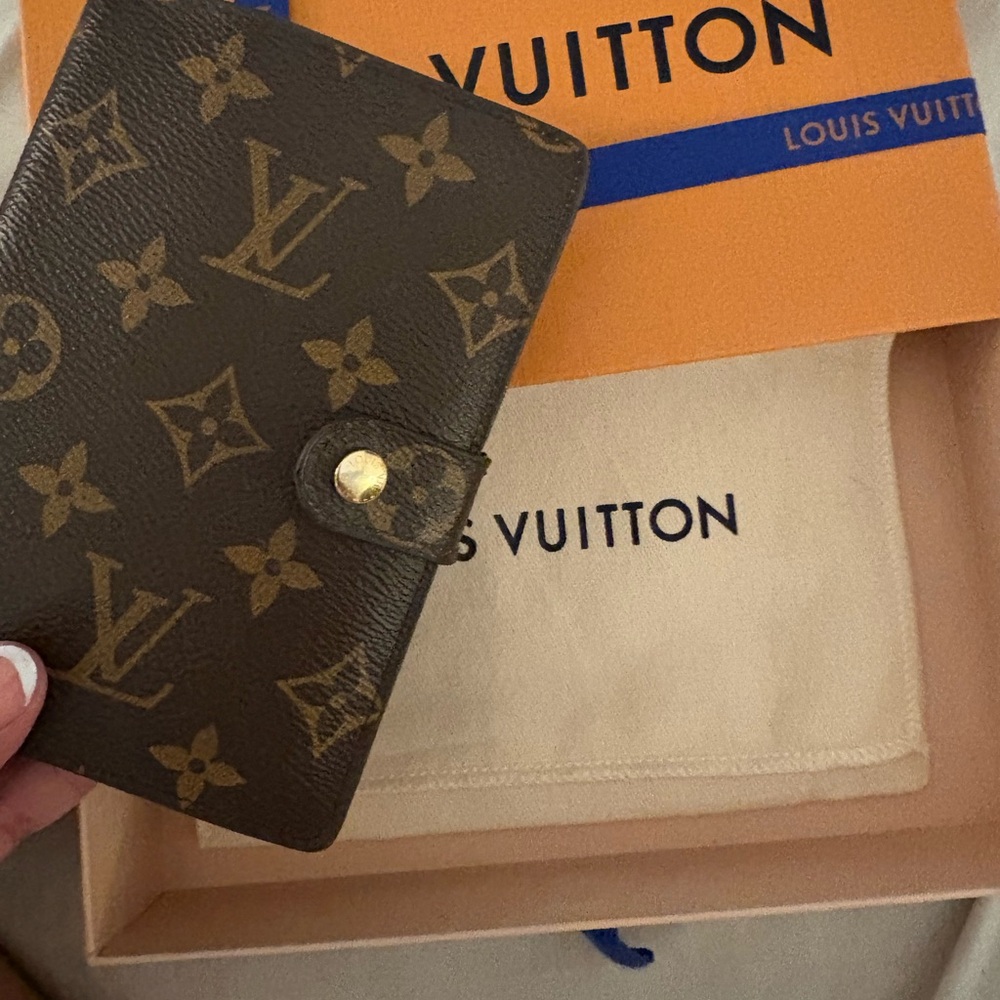 Louis Vuitton Brown Small Agenda